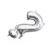 Anagram® 16" Silver Question Mark Balloon Air Fill Only Foil Mylar